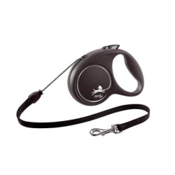flexi black design code S ab 5m schwarz (weniger 12kg) [Hundeleine] schwarz