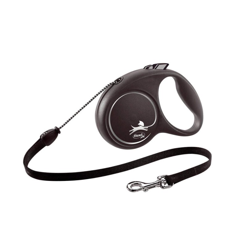 flexi black design code S ab 5m schwarz (weniger 12kg) [Hundeleine] schwarz