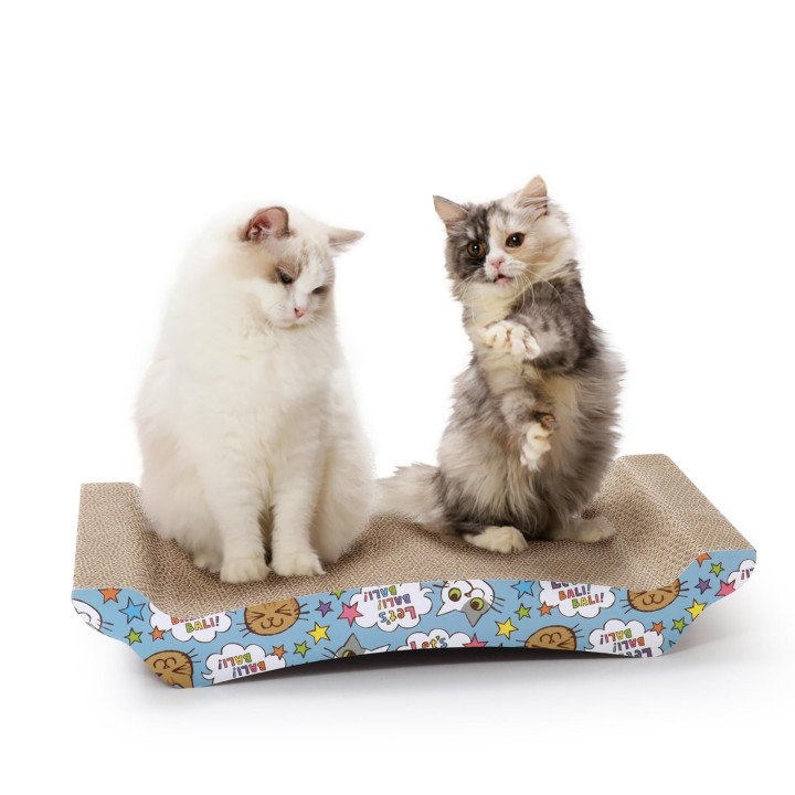 von Amazon Nekoichi Nagelschärfer Balibari Bed L Katzenmuster