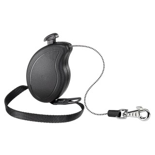 Teleskop-Leine Flippy One Mini Cord Typ Schwarz 3m Hunde-Walking-Artikel Walking-Zubehör Ausgehen Walking-Artikel schwarz