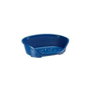 SIESTA DX 10 Hunde-/Katzenbett, waschbar, Hundebett, Katzenbett, Kunststoffhaus, blau, hergestellt von Ferplast Italy blau
