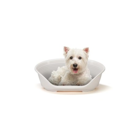 Farplast SIESTA DX 4 Hunde-/Katzenbett, waschbar, Kunststoff, Haus, Weiß weiß