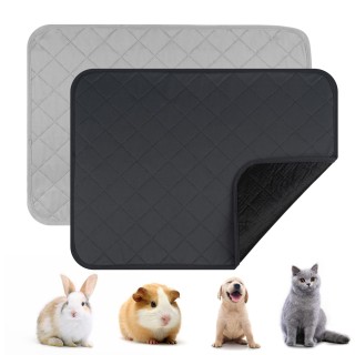 Waschbares Haustier-Pipi-Set für kleine Meerschweinchen, keine Flecken auf der Matte, verhindert Auslaufen, Größe der Bettlak