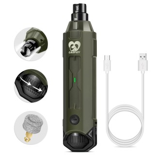 Casfuy Elektrischer Nagelknipser für Hunde, 6 Geschwindigkeiten, neuster verbesserter Nagelschleifer für Haustiere, wiederauf