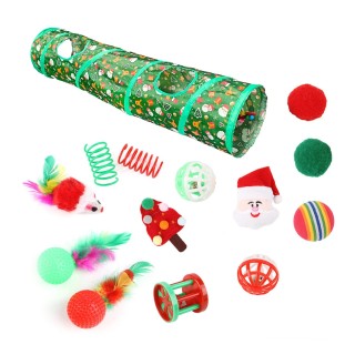 HOMEBASICS Katzenspielzeug, Katzenspielzeug Matatabi, Katzenkauspielzeug, Angelrute, Federspielzeug, Mäusespielzeug, Katzenzä