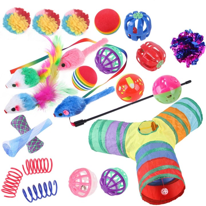 HOMEBASICS Katze Katzenkauspielzeug Angelfedermaus Katze Katzenzahn Gefüllter Naturzahn Solo Einfacher Mangel an Stress Fettl