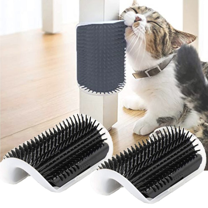 MITUKE 2 Stück Haustier-Katzenbürste, Bürste, Tierbedarf, Katzen-Selbstpflegegerät, Haarentfernungskamm, Fellpflegebürste, Ma