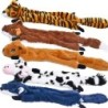 SHARLOVY Hundespielzeug, 5 Spielzeuge, faltiges Hundespielzeug, ohne Füllung, Tierhund, ausgestopfter Hund, ausgestopfte Hund