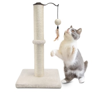 Katzennagel Nagel Katzenpfosten Einfach zu Für Hellbeige Spitzer, Spitzer, Pfosten, Hanf Vertikal, Stilvoll, - Niedlich, Lang