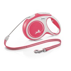 Flexi Leash Teleskopleine New Comfort Cord M über 8m Rot Original Japanisches Produkt (Flexi) (Weniger 20kg) [Hundeleine] rot