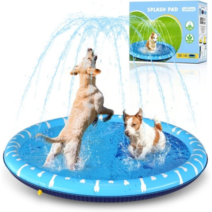 nobleza - Hundepool mit Sprinkler für Hunde 1,4 Meter