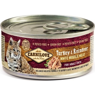 CARNILOVE Cat turkey&reindeer 12 x 100 g