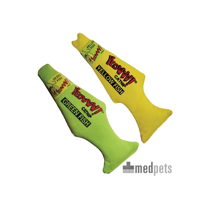 Yeowww! Catnip Fish - Green