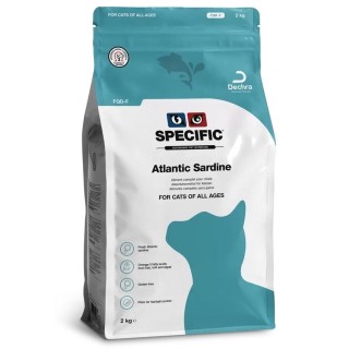 SPECIFIC Cat FQD-F Atlantic Sardine: Trockenfutter mit frischen Sardinen und Krill für Katzen jeden Alters 2kg