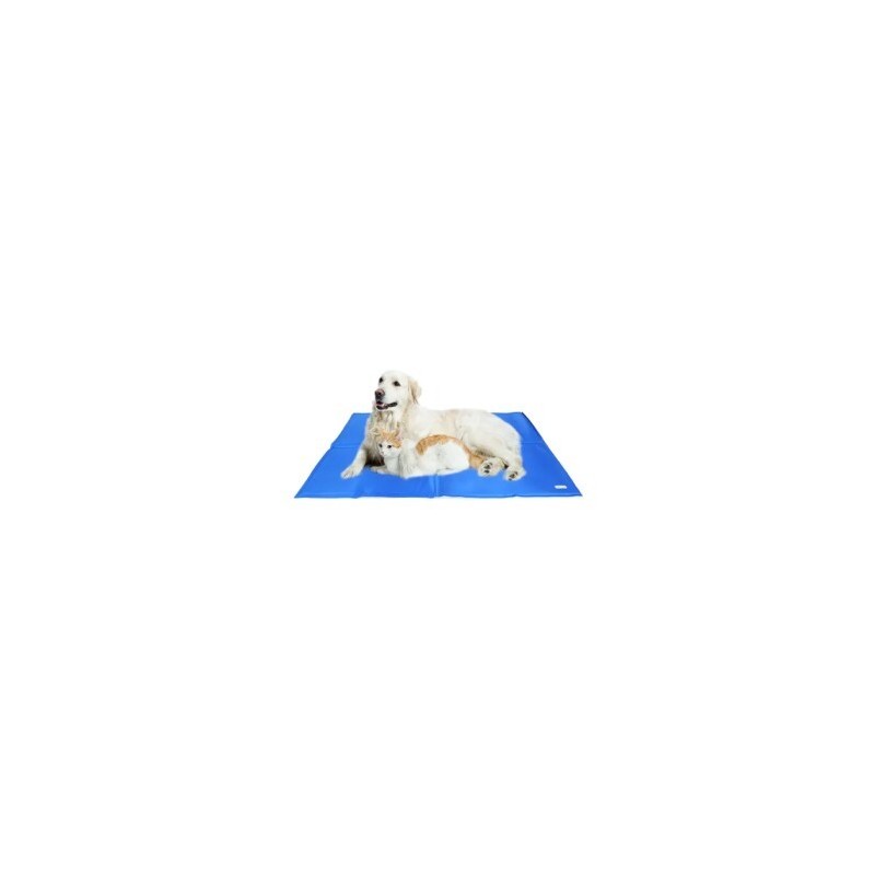 nobleza Kühlmatte für Hunde & Katzen Blau