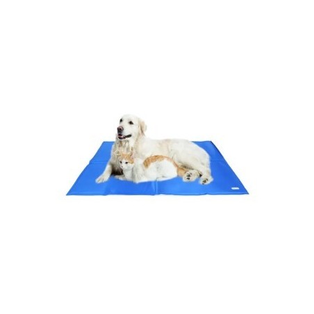 nobleza Kühlmatte für Hunde & Katzen Blau
