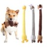 Quietschspielzeug für Hunde, Schnüffelspielzeug aus Plüsch mit langem Hals, Molaren-Puzzle, Hundespielzeug, interaktives Hund