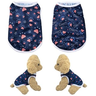 Atmungsaktive Weste für Hunde und Katzen, Sommerkleidung für kleine und mittelgroße Hunde, Katzen, Haustier, dünnes T-Shirt m