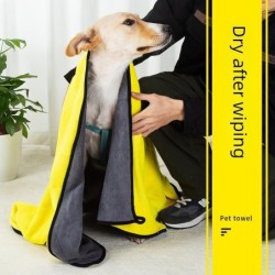 Schnelltrocknendes, doppelseitiges, großes, saugfähiges Hundehandtuch 30cm*30cm, 1 pack