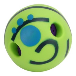 Wobble Giggle Hundeball-Spielzeug für draußen, lustiges interaktives Waggle-Kauball-Spielzeug für Hunde zum Trainieren der Zä