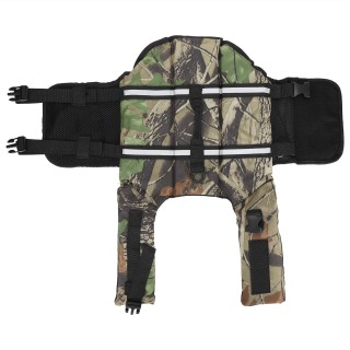 Hundeschwimmweste, Schwimmweste für Haustiere, Schwimmweste für Welpen, Schwimmweste für Wassersicherheit, Camouflage, Größe