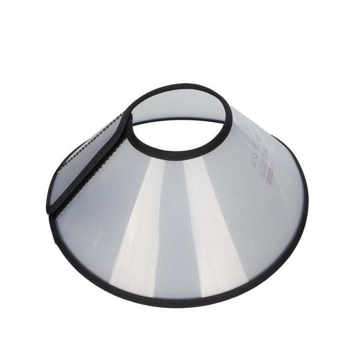 Haustier-Kegelhalsband, verstellbar, verhindert Biss, schützendes, durchscheinendes Halsband für die Genesung nach Operatione