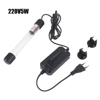 Aquarium Sterilisationslampe UV Timer Entkeimungslampe Aquarium Algen SterilisationslampeEU 220V 5W