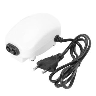 Sauerstoffpumpe, klein, leise, mit zwei Steckdosen, für den Haushalt, Aquarium-Luftpumpe für die Fischzucht, EU-Stecker, 220