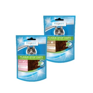 Bogadent Plaque-Stop Chips Katze - Huhn - 50 g