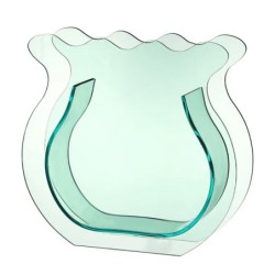 Aquariumvase, transparent, verdicktes Acryl, Glättung, einfaches, modernes kleines Aquarium für die Familie