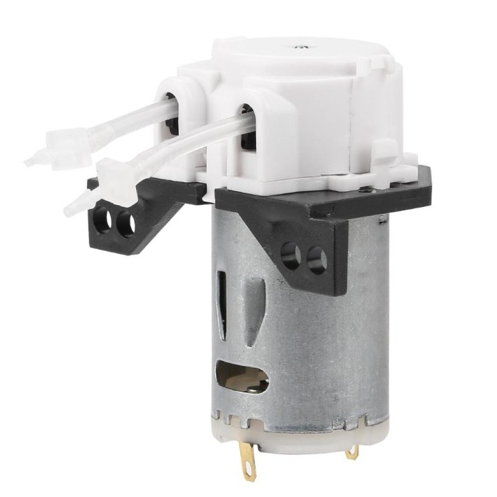 Dosierpumpe DIY Peristaltikschlauchkopf für die chemische Analyse im Aquariumlabor (weiß12v 1*3) weiß