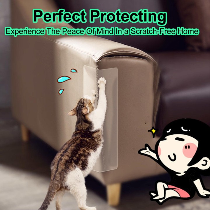 Couch-Katzenkratzschutz für Möbel, Sofa, Anti-Katzen-Kratzschutz transparent