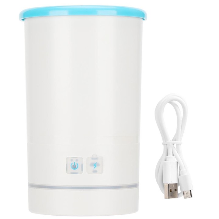 Automatischer elektrischer Fußwascher für Haustiere, Fußreinigungsbecher, USB-aufladbare Silikonbürste, Pfotenwascher