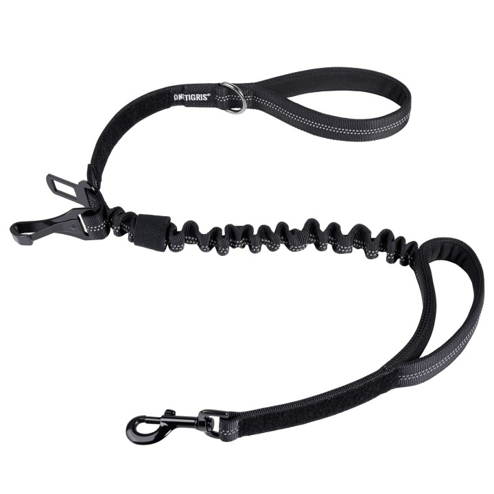 OneTigris Hundesitz 3 in 1, leicht zu beladen, Beifahrersitz, Nachtsitz, 2 Flicken, kann gegen Aufspringen, Anschnallen, Lein