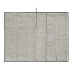 OKA Prisbase Abtropfmatte, saugfähige Matte, 2 L, Größe 35 cm x Grau, waschbar, skandinavische Mini-Pflaume (Ca.. 45 cm) (Süß