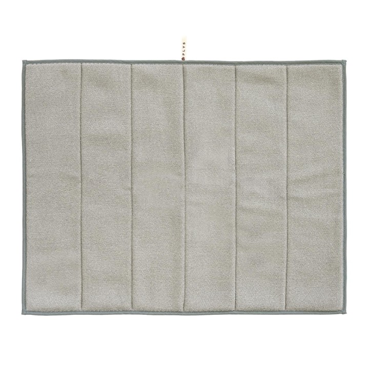 OKA Prisbase Abtropfmatte, saugfähige Matte, 2 L, Größe 35 cm x Grau, waschbar, skandinavische Mini-Pflaume (Ca.. 45 cm) (Süß