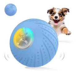 PAKESI Hund Elektrischer leuchtender Ball für kleine und mittelgroße Hunde aus natürlichem USB verhindert versehentliches Ver