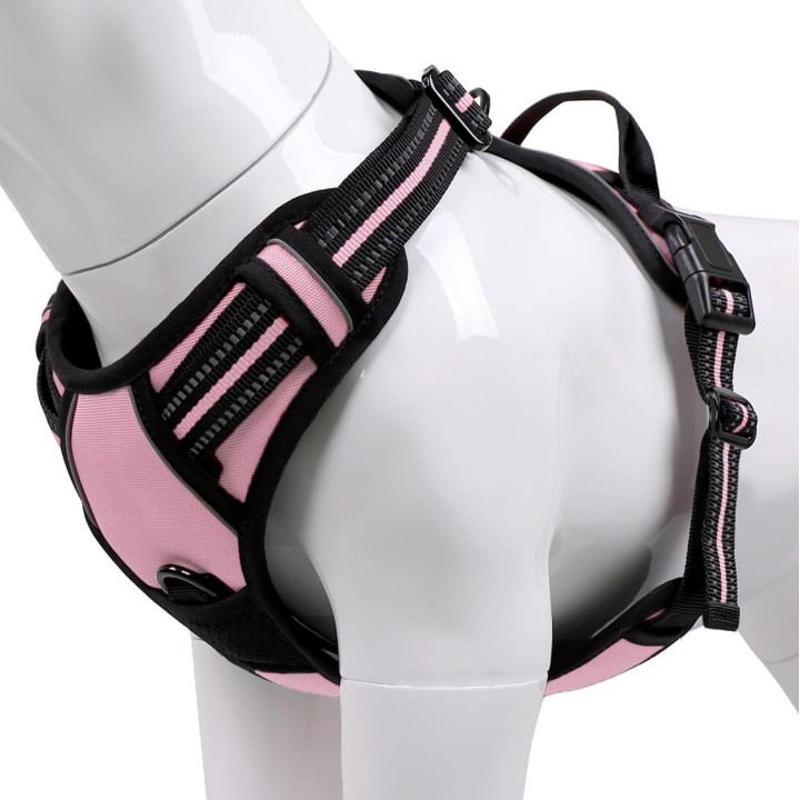 AIBPET Hundegeschirr, langlebig, für mittelgroße Hunde, Training, leicht, kleine Hunde, atmungsaktiv, große Hunde, einfach zu