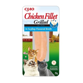 INABA CIAO Chicken fillet grilled in Scallop Broth 25 g