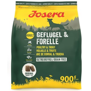 JOSERA Geflügel Forelle 900 g