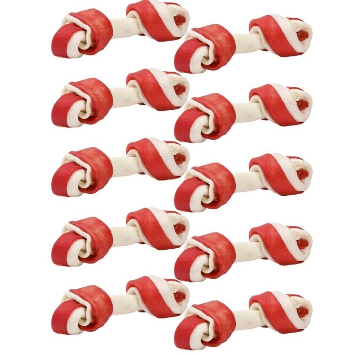 MACED Gebundener weißer Speck 11 cm 10 Stück