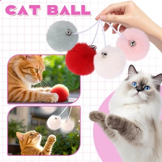 Ersatzball für Katzen Interaktives Katzenspielzeug Aufhängespielzeug für Kratzbäume Katzenball Spielzeug mit Spielzeugball On