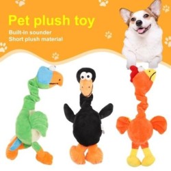 Interaktives Hundespielzeug aus Plüsch mit Sound, langlebig, sanft, reduziert Beißen, Bellen, Spaß schwarz