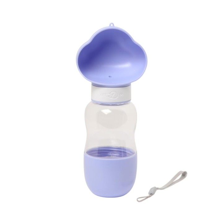 Hundewassertrinkflasche aus Plastik, Wasserflasche für Ausflüge, Wasserbehälter, Wasserflasche, Spaziergänge im Freien, Spazi