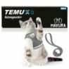 TEMUX Katzengeschirr mit Leine Ausbruchsicher Soft Verstellbar Hundegeschirr