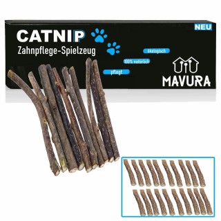 CATNIP Matatabi Kauhölzer Katzen Holz Catnip Katzenminze Dental Care Zähne 20Stk