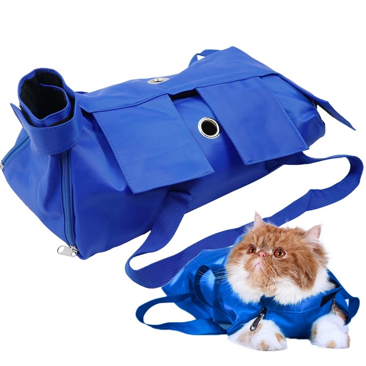 KUVEELA PET Katzenbedarf, Ruhe, Katzenpflege, Katzenpflege, Krallen, Augen, Kratzen, Flucht, Prävention, Tasche, Tasche, Pfle