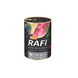 RAFI Futter mit Schinken und Rindermagen, Heidelbeeren und Preiselbeeren 400g