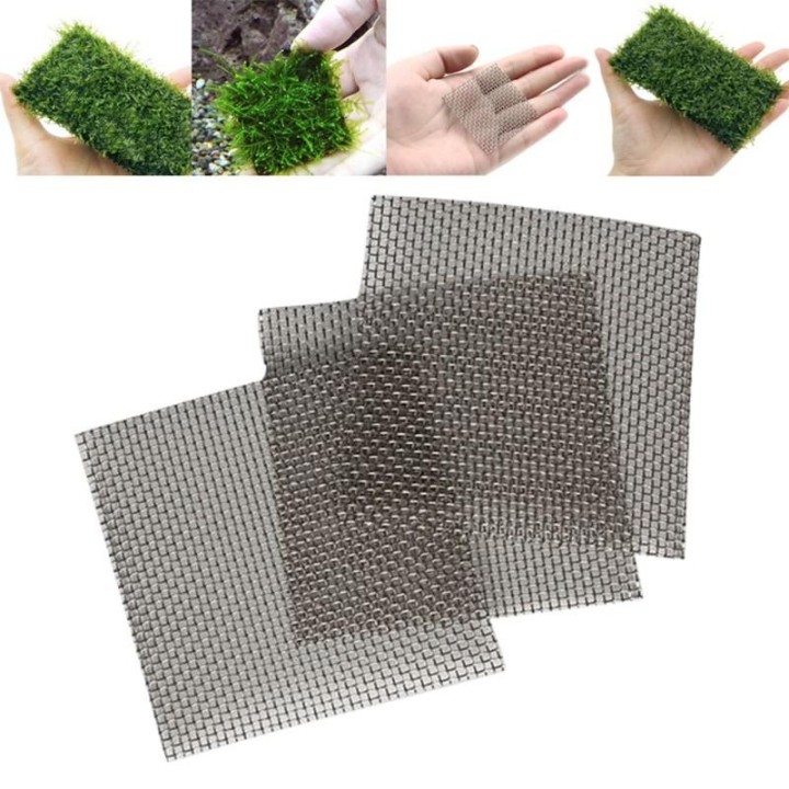 5pcs Aquarium Fish Tank Wire Mesh Pad Plants Moss Stainless Steel Net DecorMöbel & Wohnen, Feste & Besondere Anlässe, Party-