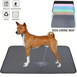 Waschbares, wiederverwendbares Haustier-Pipi-Pad – vierlagiges, wasserdichtes Hunde-Trainingspad, Haustierbett, Urinmatte für